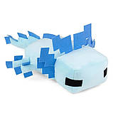 М'яка іграшка - цукерниця Titatin Аксолотль minecraft блакитна 37 см (TT1020), фото 4