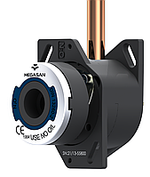 Розетка газова NO2 - DIN - припаювальна