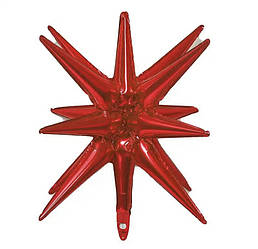 Фольговані повітряні кулі зірка 3D їжачок 22 дюйми