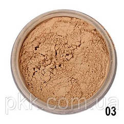 Пудра для обличчя матуюча Parisa Cosmetics Loose Powder LP-01, № 03 Бежева насичена