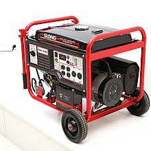 Генератор Slong SL9000E-DF, газобензиновий, з електростарером, блок керування, ATS