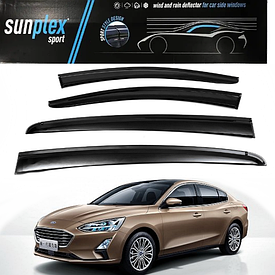 Дефлектори вікон вітровики для авто Ford Focus IV седан 2018-2023 SUNPLEX