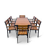 Набір для дачі стіл та стільці "Брістела Макси" 180 Тік від Mix-Line, фото 3