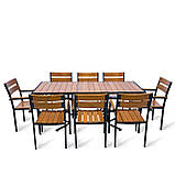 Набір для дачі стіл та стільці "Брістела Макси" 180 Тік від Mix-Line, фото 6