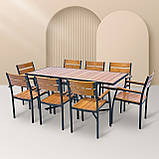 Набір для дачі стіл та стільці "Брістела Макси" 180 Тік від Mix-Line, фото 8