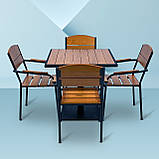 Набір стіл та стільці садових меблів "Верона" Тік від Mix-Line, фото 2