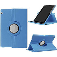 Чехол книжка поворотный 360 для планшета Huawei Media Pad T5 10 AGS2-L09/ AGS2-W09 Голубой / Blue