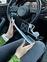 Жіночі кросівки New Balance 574 Premium Black White Взуття Нью Беланс 574 чорні натуральна замша демісезон, фото 6