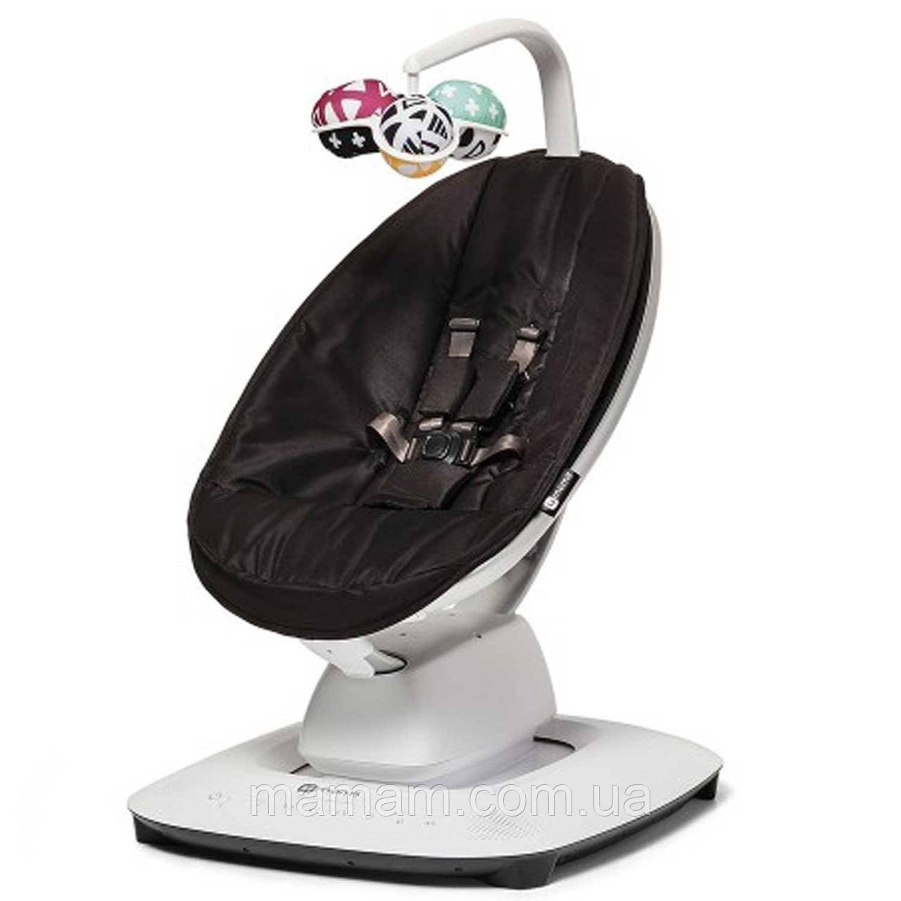 Крісло-гойдалка 4moms MamaRoo 5.0 Black Classic, фото 1