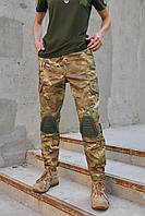Женский тактический комплект мультикам, удобный женский комплект для ЗСУ футболка поло хаки+ штаны
