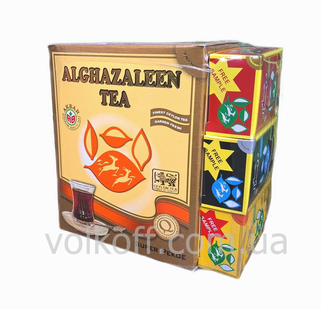 Чай листовой AKBAR Do Ghazal Tea Super Pekoe Акбар Две Газели Пекое ...