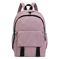 Рюкзак з карманами 658 жіночий дитячий шкільний портфель рожевий