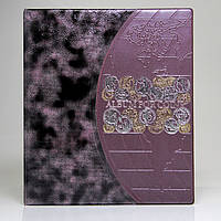 Альбом "Люкс" для зберігання 555 монет та 13 бон, Бордо