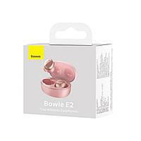 Беспроводные наушники Baseus Bowie E2 Pink TWS наушники с микрофоном блютус наушники гарнитура NGTW090004