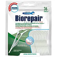 Флоcер Biorepair з тримачем, насичений гідроксиапатитом, 36 шт.