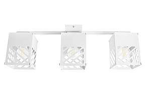 Люстра лофт MSK Electric Urban на три плафони біла NL 2410-3 WH, фото 3
