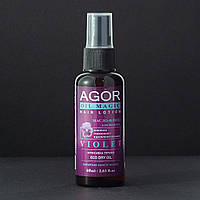 Несмываемое масло-флюид для непослушных и жестких волос VIOLET Agor 60 мл