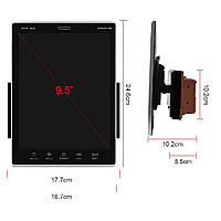 2din автомагнітола 9520 з великим знімним 9,5" екраном сенсорна магнітола з Bluetooth, фото 8