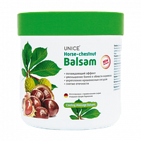 Массажный гель-бальзам Unice с Конским Каштаном, 500 мл Horse-chestnut balsam 500 мл