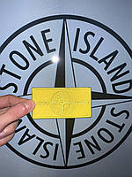 Патч стон айленд Патч stone island желтий