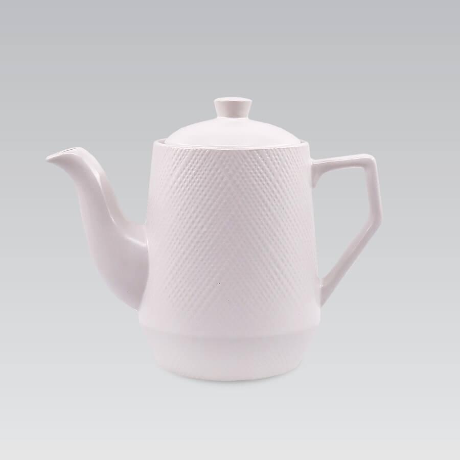 Чайник заварювальний (заварник) керамічний для чаю Maestro (Маєстро) White 800 мл (MR-20002-08)