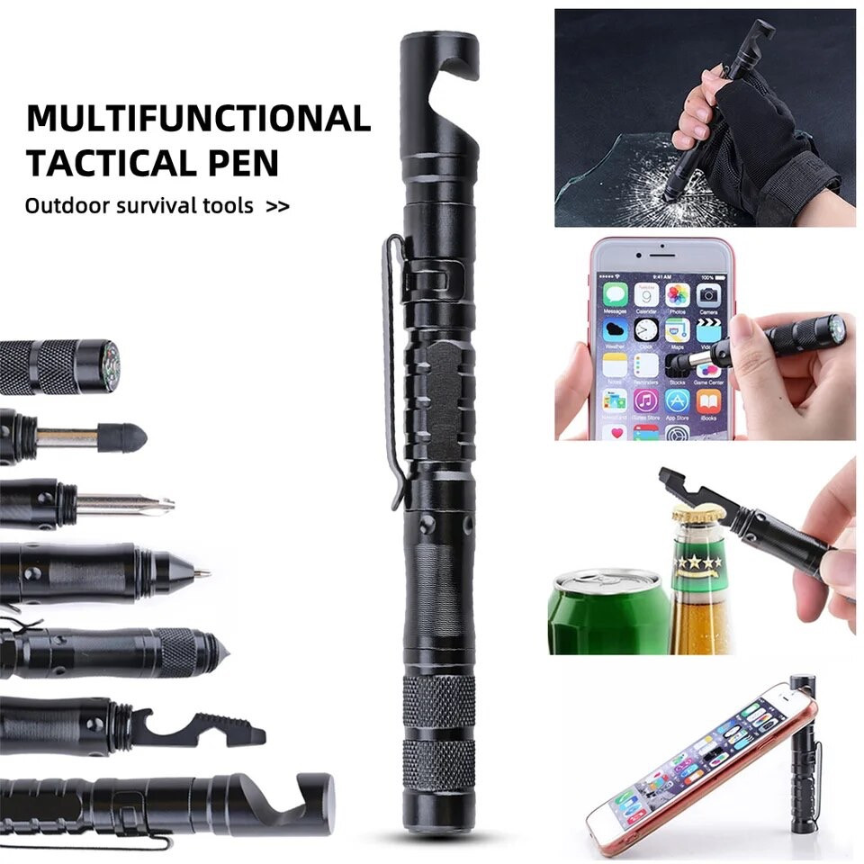 Багатофункціональна тактична ручка 11в1