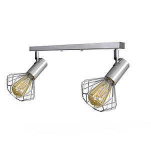 Світильник лофт MSK Electric Diadem настінно-стельовий NL 22151-2 CR хром, фото 3