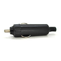 Штекер Авто прикуривателя Light под шнур, корпус пластик(27592#)