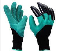 Гумові рукавички з пазурами для саду та городу Garden Genie Gloves (7875#)