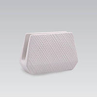 Серветниця керамічна Maestro White MR-20002-44, настільна підставка для серветок біла