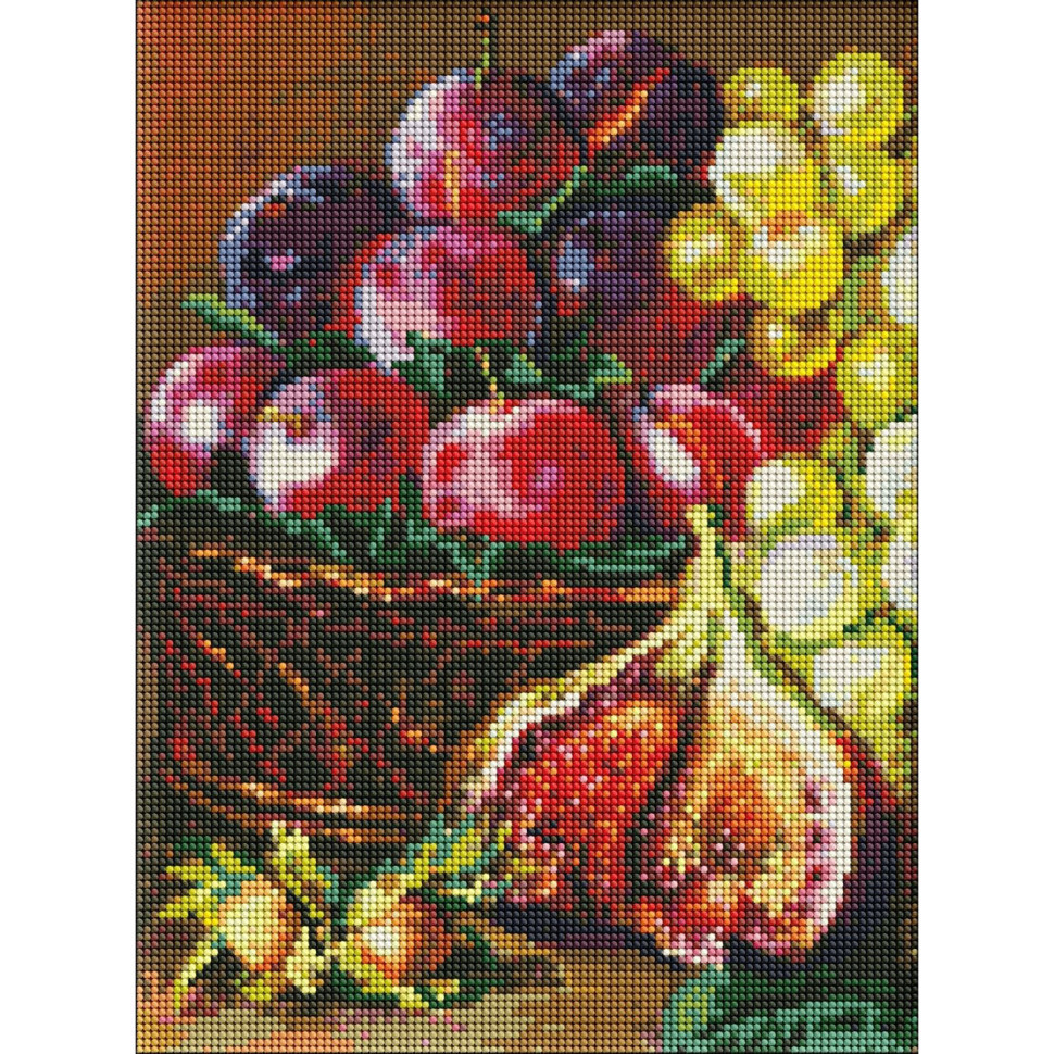 Алмазна мозаїка mebelime  "Шедевр у деталях" ©Amalie Kärcher Ідейка AMO7251 30х40 см