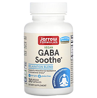 GABA Гамма-аминомасляная кислота (GABA) Soothe Jarrow Formulas 30 растительных капсул