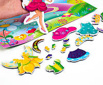 Магнітна Гра mebelime для дітей "Фея" у папці Vladi Toys VT3204-28 (укр), фото 5