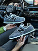 Жіночі кросівки New Balance 574 Premium Gray White Black Взуття Нью Беланс 574 сірі натуральна замша демісезон, фото 10