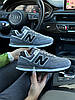 Жіночі кросівки New Balance 574 Premium Gray White Black Взуття Нью Беланс 574 сірі натуральна замша демісезон, фото 9