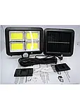 Світильник з сонячною панеллю і датчиком руху Separate Solar Wall Lamp FL-1530, фото 2