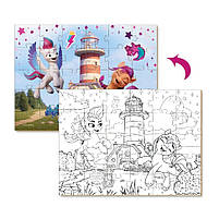 Дитячі пазли mebelime 2в1 My Little Pony "Чарівні Зіпп та Санні" DoDo 200124 30 елементів, фото 6