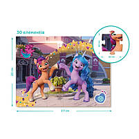 Дитячі пазли mebelime 2в1 My Little Pony "Подружки та веселка" DoDo 200134 30 елементів, фото 3