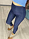 Лосини теплі на флісі, імітація джинсу, фото 2