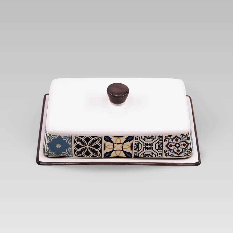 Маслянка керамічна Maestro Holiday in Porto MR-20005-45 для вершкового масла