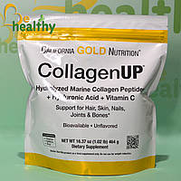 Морской коллаген + гиалуроновая кислота и витамин C, CollagenUP, California Gold Nutrition, айхерб, 464 г