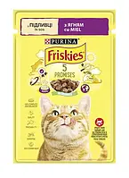 Влажный корм для котов Friskies Ягненок 85г