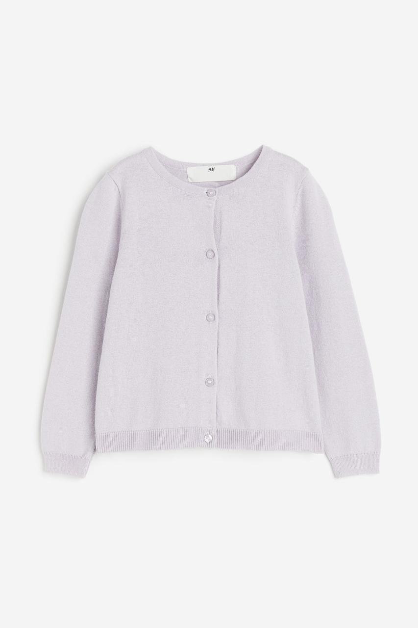 Кардиган для дівчинки світло-фіолетовий  H&M 92, 98/104см