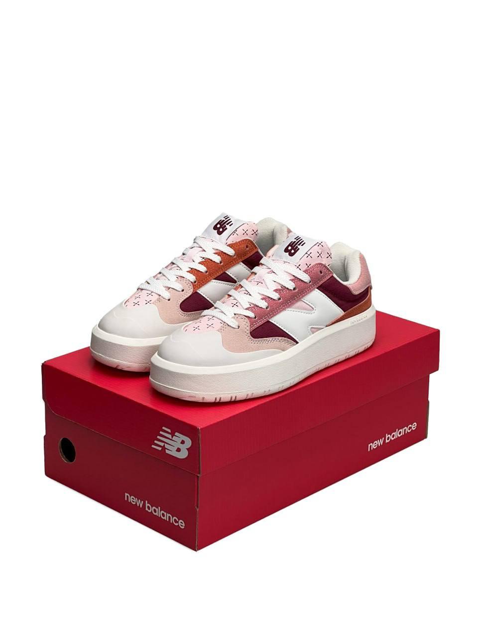 Жіночі кросівки New Balance CT302 Burgundy Pink Red Haze (Червоні) Взуття Нью Баланс СТ302 повсякденні замш шкіра демисезон