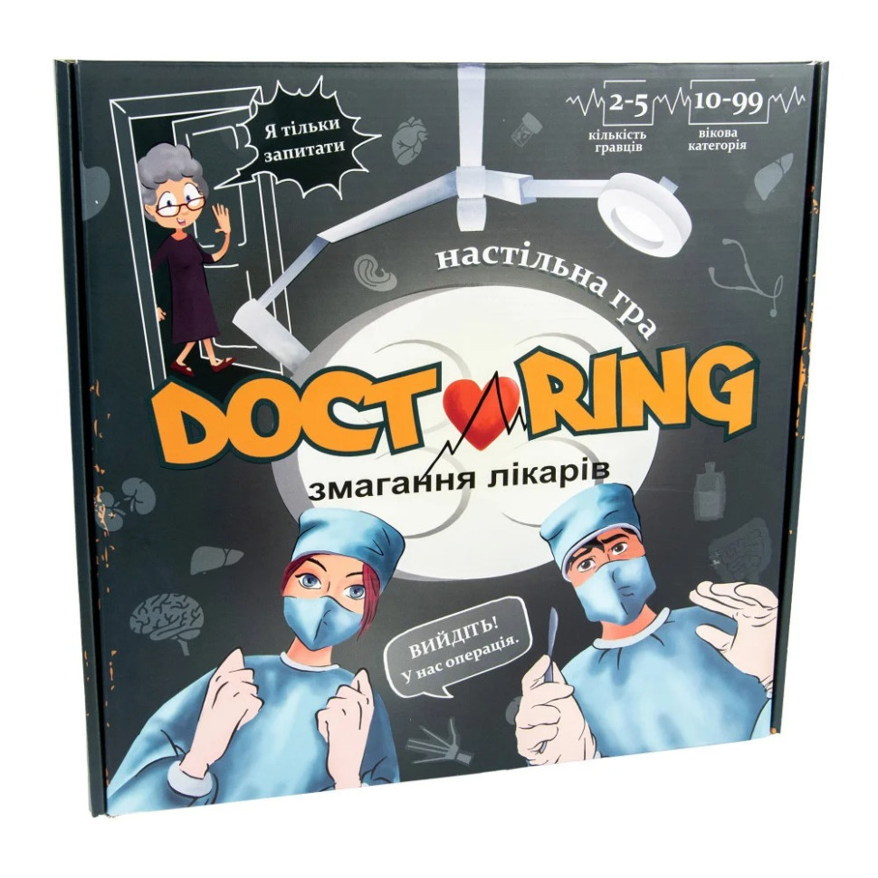 Настільна Гра mebelime "Doctoring - змагання лікарів" Strateg 30916 рус