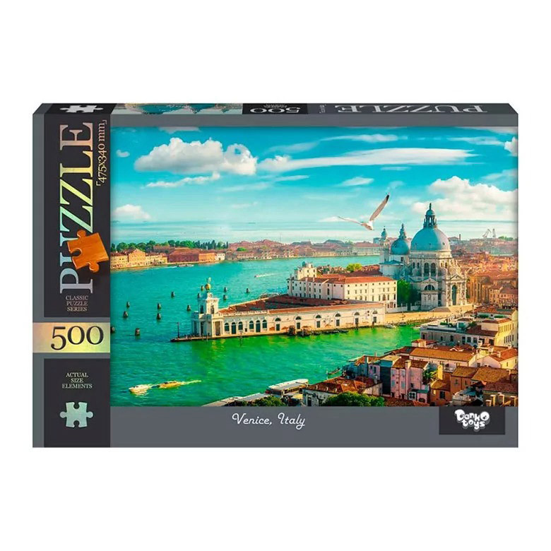 Пазл "Venice, Italy" Danko Toys C500-14-07, 500 ясен.