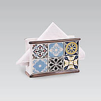 Серветниця керамічна Maestro Holiday in Porto MR-20005-44, настільна підставка для серветок