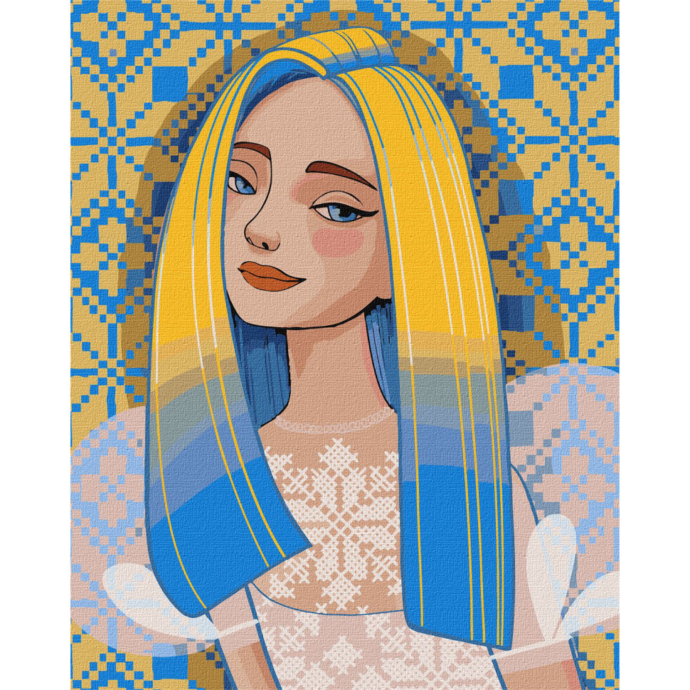 Картина за номерами mebelime "Вільна" ©mosyakart Ідейка KHO4956 40х50 см