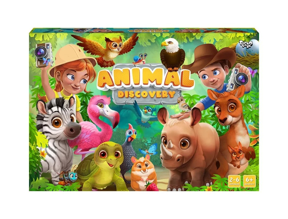Настільна Гра mebelime "Animal Discovery" Danko Toys G-AD-01-01U рус