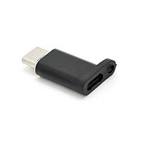 Переходник VEGGIEG TC-101 Type-C(Male) - Micro-USB(Female), Black, Пакет(18807#)